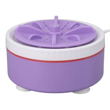 Imagem de Máquina de Lavar Turbo Mini Máquina de Lavar Turbo Cronometrada Ajustável Multifuncional Alimentada por USB Mini Lavadora Turbo Portátil para Roupas Pequenas Lavagem de Pratos de