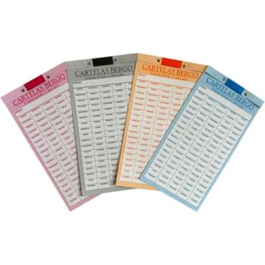 Imagem de Cartela de Rifa com 200 Nomes, Gráfica Guerra, Pacote com 50 Cartelas