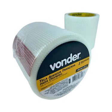 Imagem de Fita Telada Trançada Drywall 100mm X 20m Vonder