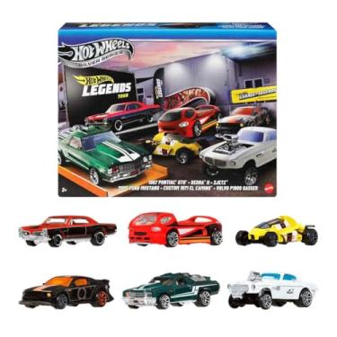 Imagem de Hot Wheels Legends, Conjunto com 6 Veículos de Brinquedo em Escala 1:64