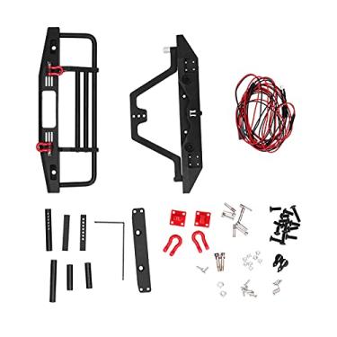 Imagem de Conjunto de para-choque dianteiro e traseiro Ainoli para carro de controle remoto -4/SCX10/90046/90047 1/10 RC