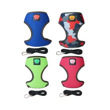 Imagem de Coleira Peitoral Colete Guia Pet Luxo Cachorro e Gato Pequenos e Medio Porte Confortavel Ajustavel(Macho-Nº 1)