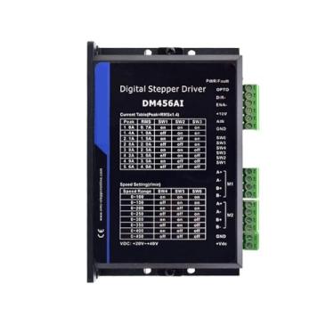 Imagem de Controlador de motor de passo 1.0-5.6A 20-40VDC controlador de motor de 2 eixos para 2 peças Nema 17/23 motor de passo