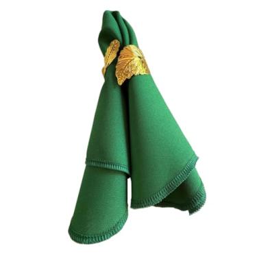 Imagem de Kit 30 Guardanapos De Tecido Oxford 35x35 Mesa Posta Buffet Festa Casamento Aniversario(Verde)