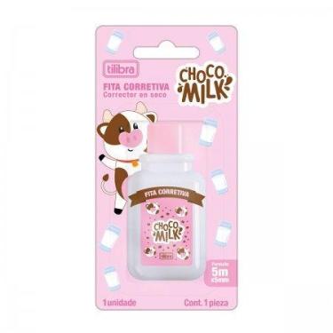 Imagem de Corretivo em Fita Chocomilk 5mm x 5m - Alta Qualidade - Tilibra