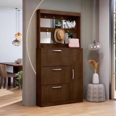 Imagem de Sapateira Com Espelheira Porta-objetos Manu Malbec