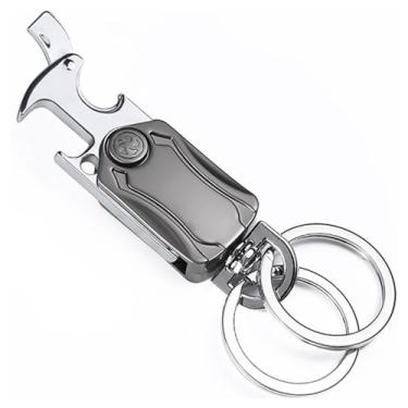 Imagem de 1 chaveiro multifuncional resistente - chaveiro mosquetão para carro, abridor de garrafa, Estilo A, 22*97mm