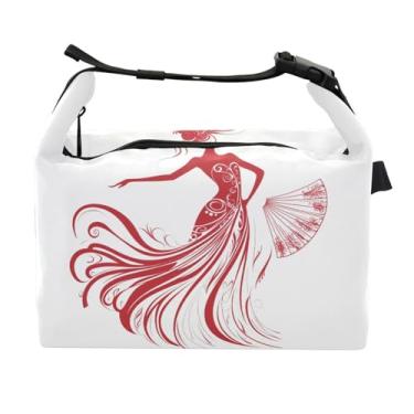 Imagem de STAYTOP Lancheira dançante com fivela de alça, lancheira isolada para meninos e meninas, lancheira térmica para trabalho escolar