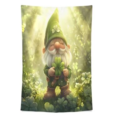 Imagem de STAYTOP Tapeçaria Gnomo Fofo Tapeçaria de Parede para Decoração de Casa Dormitório Sala de Estar Quarto Tapete de Parede (80 × 60 pol)