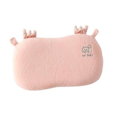 Imagem de Llazsybz Travesseiro de Pescoço, Confortável E Leve para Dormir, Capa Lavável, para Quem Dorme de Lado, Feito de Espuma Viscoelástica para Os Ombros, Rosa, Tamanho real