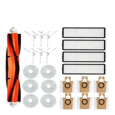 Imagem de Kit de acessórios com sacos para pó, filtros e lenços de limpeza - Compatível com os robôs aspiradores Xiaomi Mi Home Omni 1S/2/C102CN/B101CN/B116/X10+ e Dreame L10s Ultra/S10 Pro.(23pcs)
