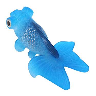 Imagem de Generic Peixe Pequeno de Silicone Artificial para Aquário Ornamento Engraçado de Tanque de Peixes, de Simulação Realista para Decoração de Tanque de, Material Não Tóxico para água Doce e Salgada