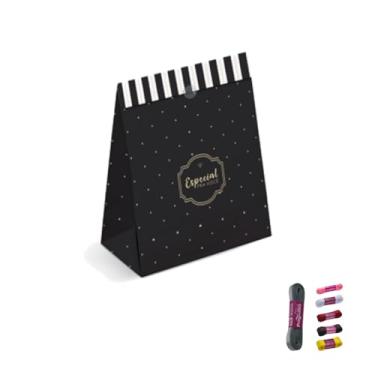 Imagem de Kit Saco de Papel para Presente 27cm x 19cm + Fita de Cetim 30mm x 10m
