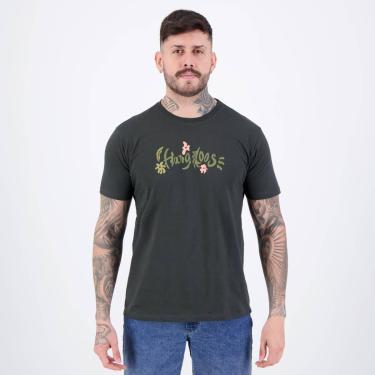Imagem de Camiseta Hang Loose Leaftypo Cinza Escuro-Masculino