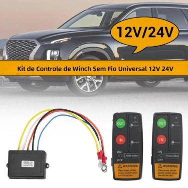 Imagem de Kit De Controle Remoto Universal Sem Fio Para Guincho, Alcance De 75 P