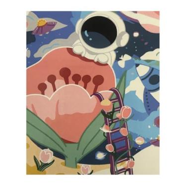 Imagem de TELA PINTURA NUMERADA ASTRONAUTA 40X50 C3040-W7697