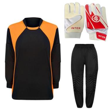 Imagem de Kit De Goleiro TRB + Luva De Goleiro Infantil Internacional DRB Goalkeeper-Unissex