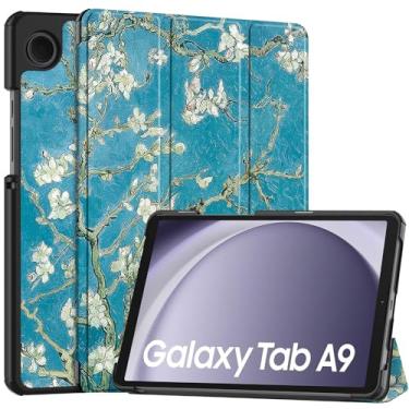 Imagem de Capa para Tablet Galaxy Tab A9 SM-X110 SM-X115 plus X210 SM-X216 SM-X218 com Função -Up Protetora Tripla Fechamento Magnético Ultra Fina e Leve
