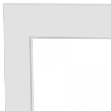 Imagem de Guarnição De Alumínio Para Porta Lambri Lucasa Ideale 215cmx85cm Branco