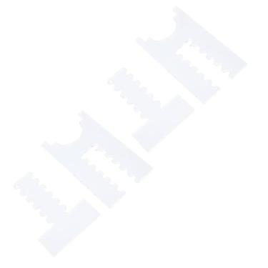 Imagem de TARSHYRY Espaçador de Parede de sofá de 2 Pacotes, Protetor de Parede de Móveis Com Rolha de sofá Transparente e Ajustável Com Design Acrílico Transparente para Prevenir Riscos de (6 slots)