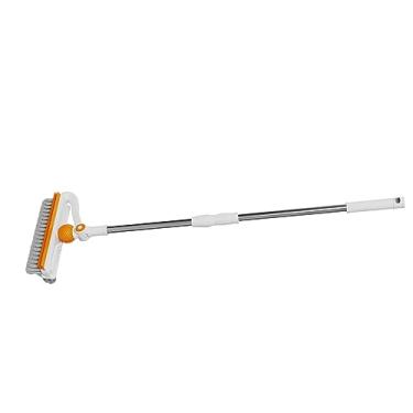 Imagem de Escova de Pisos com Cabo Longo para Limpeza Eficaz em Pátio Banheiro Garagem Cozinha - Multifuncional Fácil Controlar e Limpar