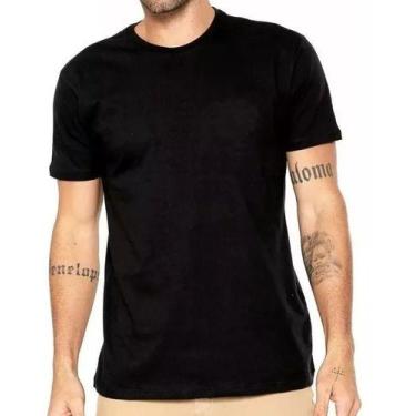 Imagem de Camiseta Masculina Algodão Básica Camisa Atacado 30.1  Lisa - Vesttuar