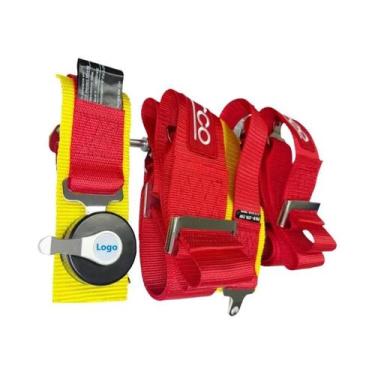 Imagem de Cinto De Segurança Universal De 4 Pontos Para Corrida Com Fivela De Li