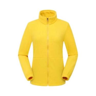 Imagem de Jaqueta Feminina De Inverno Corta-Vento Térmica De Fleece Polar Macia 