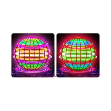 Imagem de Bola Voadora LED Com Luz, Brinquedo RC Helicóptero Nova Spinner Para C