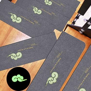 Imagem de KIDYBO Tapete de escada para degraus de madeira, tapete antiderrapante para degraus de escada 15 peças, tapete antiderrapante para escadas, 55 x 22 cm, tapete antiderrapante