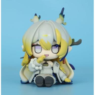 Imagem de YuShengCreatives Boneco Arknights Shihuo Suishou Chibi – Boneca colecionável Kawaii para decoração de carro, mesa e casa