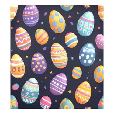 Imagem de Qilmy Capa magnética para máquina de lavar louça, ovos de páscoa, 58 x 66 cm, capa decorativa para geladeira para porta da frente, adesivo, folha magnética, máquina de lavar, painel de geladeira