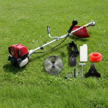 Imagem de Roçadeira A Gasolina 4t 63cc 3hp Profissional Com Disco 80 Dentes