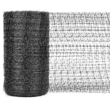 Imagem de Rede de pássaros para jardim de 19 x 30 metros, rede de proteção de jardim preta, barreira de rede de arame resistente, protege plantas, frutas, árvores de roedores, pássaros, cervos, aves, animais