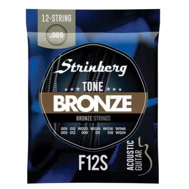 Imagem de Encordoamento Strinberg F12S Violão 12 Cordas - STRIBERG
