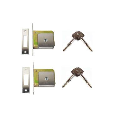 Imagem de Fechadura Trava Seguranca Tetra Chave Par Imab 2320
