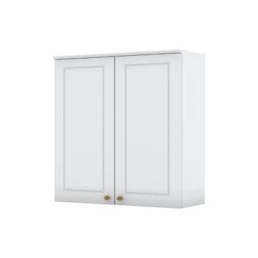 Imagem de Armário Aéreo Modulado Emily Henn para Cozinha, Branco Fosco