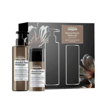 Imagem de Kit Absolut Repair Molecular Sérum 250ml + Leave-in Mask 100ml L'Oréal