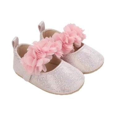 Imagem de Sapatos Casuais De Pelúcia Para Bebês Recém-Nascidos Com Laço, Confort