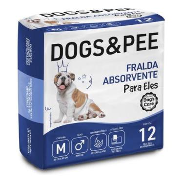 Imagem de Fraldas De Cachorro Para Cães Macho Dogs&pee 12un - M - Dog's Care