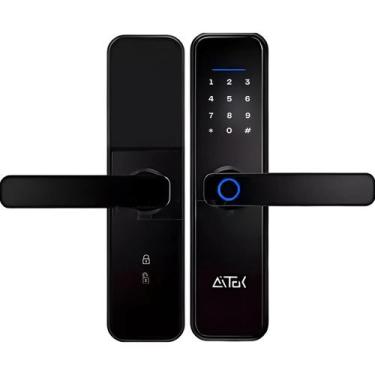 Imagem de Fechadura Digital Inteligente com Sistema de Alarme Desbloqueio Biomet