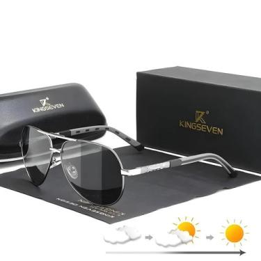 Imagem de Óculos De Sol Clássicos Polarizados UV400 Com Lentes HD Para Homens KI