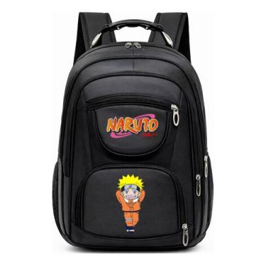 Imagem de Mochila Grande Com Alça de Aço Resistente e Estampa Infantil Anime Nin