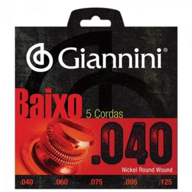 Imagem de Encordoamento Para Contrabaixo 5 Cordas Geebrl 0.40 Giannini