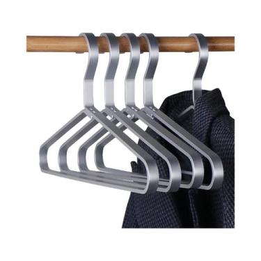 Imagem de Cabides De Roupas Em Liga De Alumínio Antiderrapantes 5PCS Para Armaze