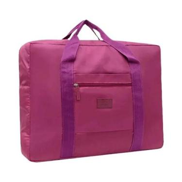 Imagem de Bolsa De Viagem Dobrável Leve Unissex, Mala De Mão Para Fins De Semana