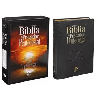 Imagem de Bíblia De Estudo Pregador Pentecostal- índice digital - Capa material 