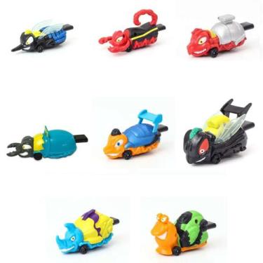 Imagem de  Kit 8 Carrinhos Brinquedo Colecionável Bugs Racings Coleção - DTC, Nã