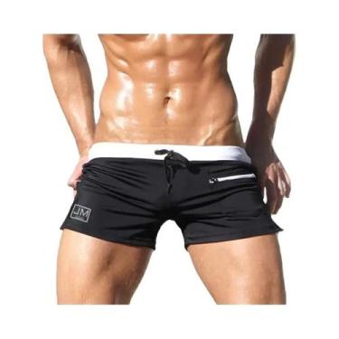 Imagem de Shorts Boxer Masculinos De Secagem Rápida Em Nylon Para Esportes, Fitn