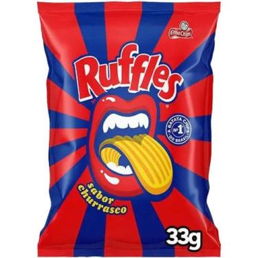 Imagem de Batata Frita Ondulada Sabor Churrasco Ruffles 33g